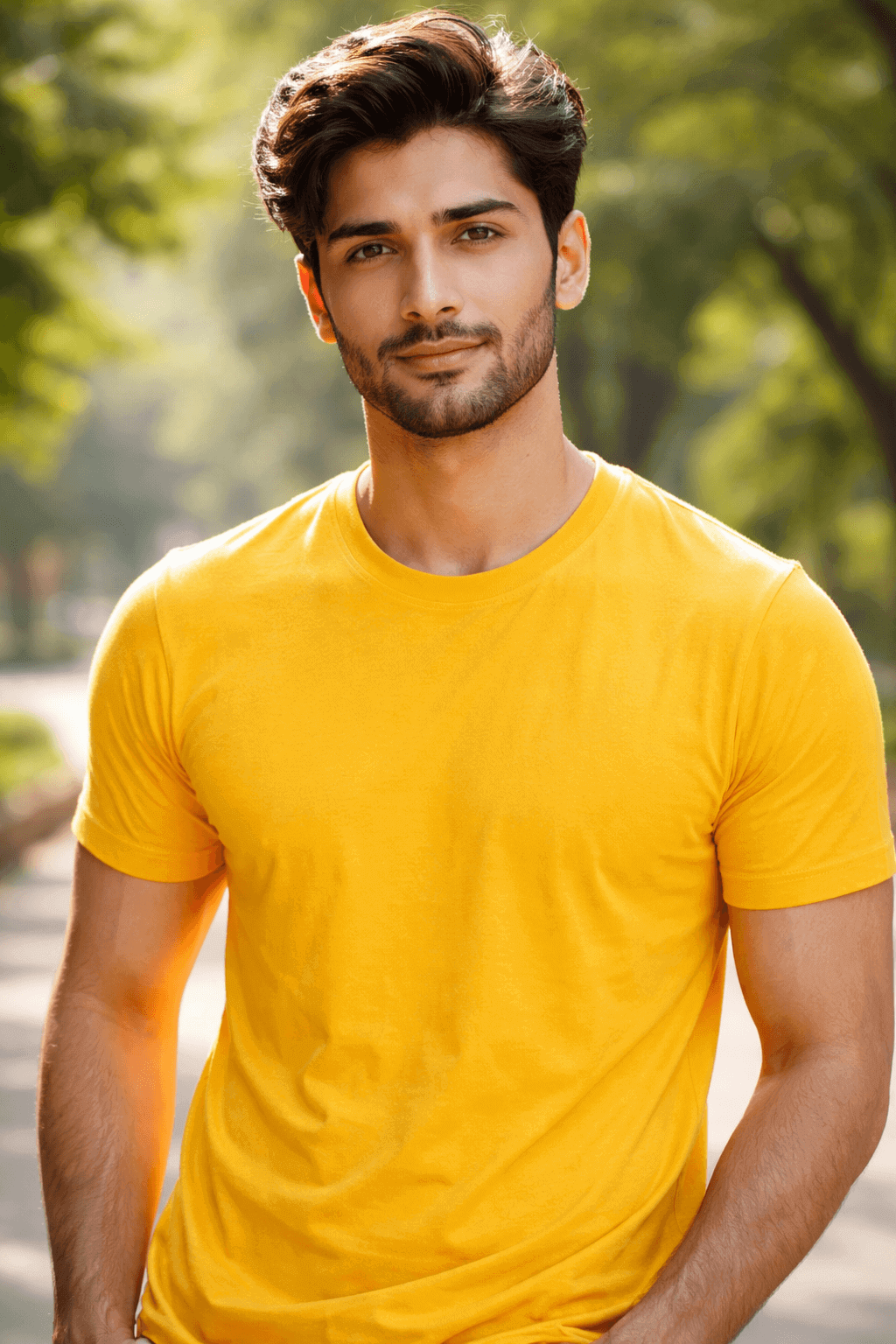 The Sunshine Gold Everyday Tee Yellow - NextWear.pk