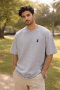 The "Urban Nomad" Oversized Tee – Heather Gray - NextWear.pk